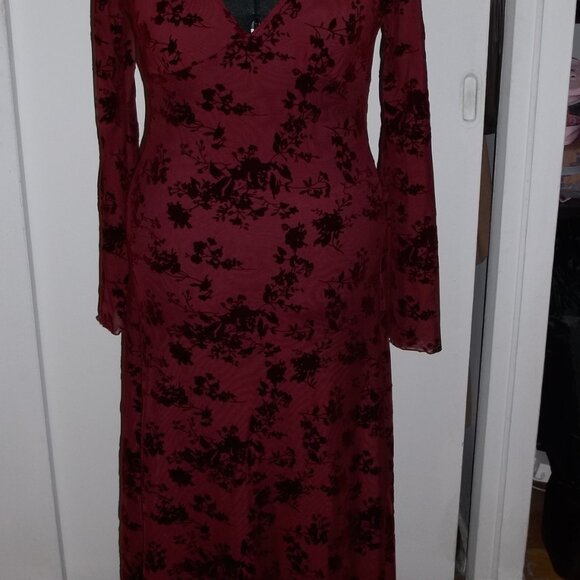 Forever 21 Burgundy Dress - Picture 6 of 7